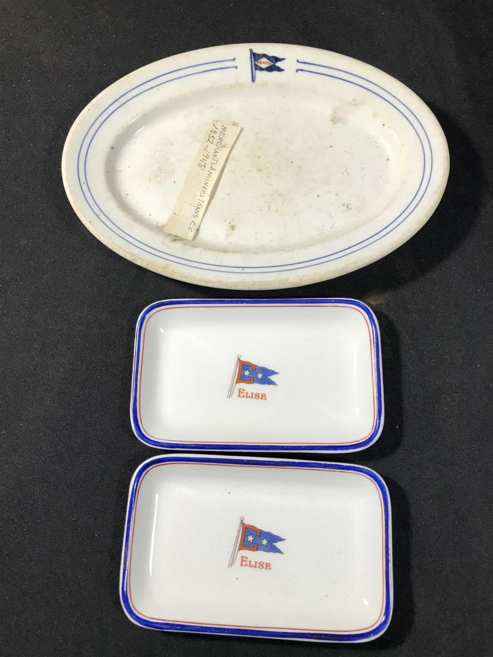 Lot 153: Serving Plates (3) .