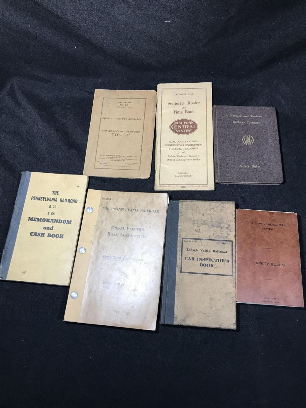Lot 162: Record Keeping & Safety Books (7) .