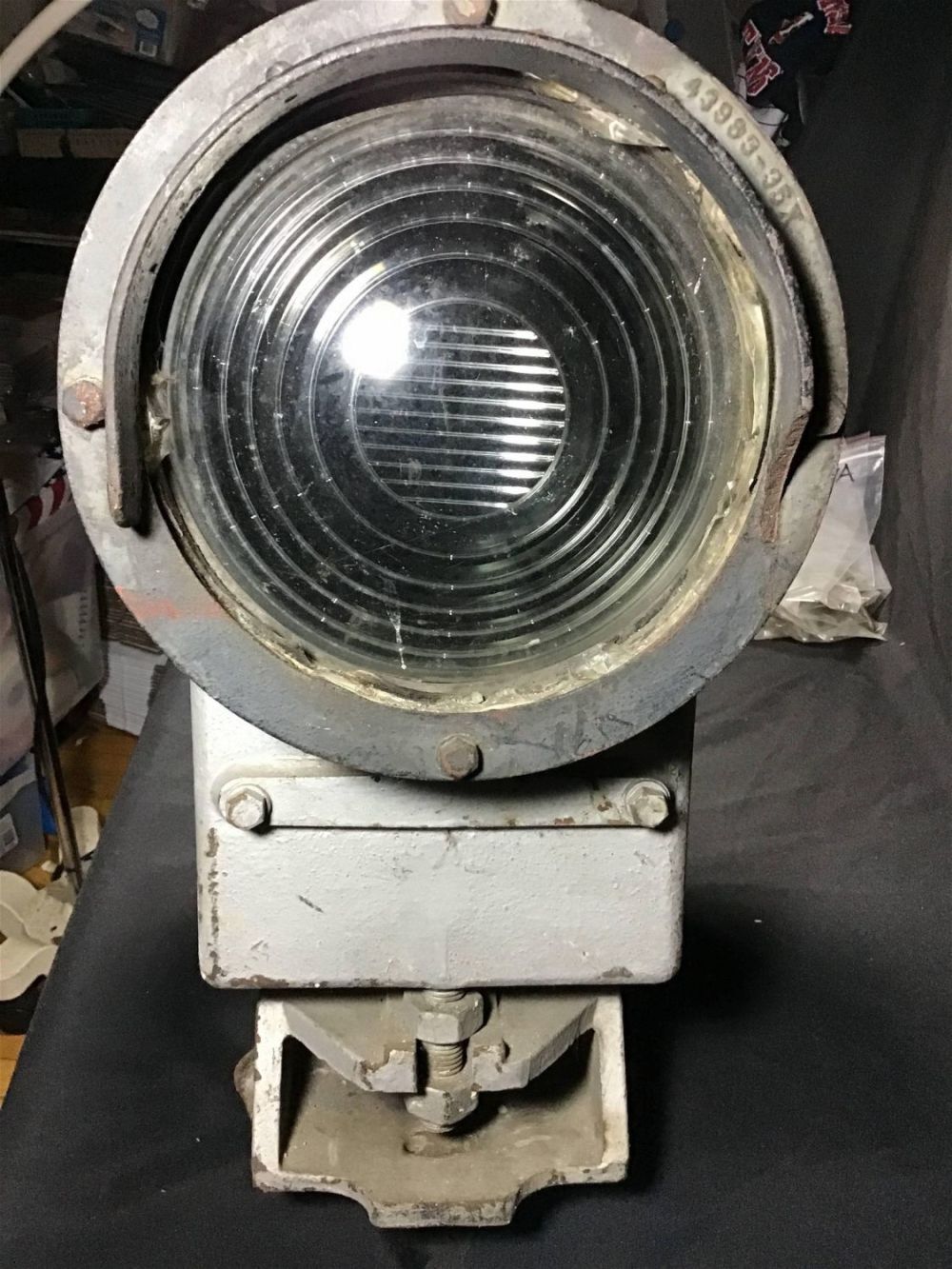 Lot 188: General Railway Signal Co. Signal Light Measures 16 by 20 by 9 inches Approx. 65 lbs.