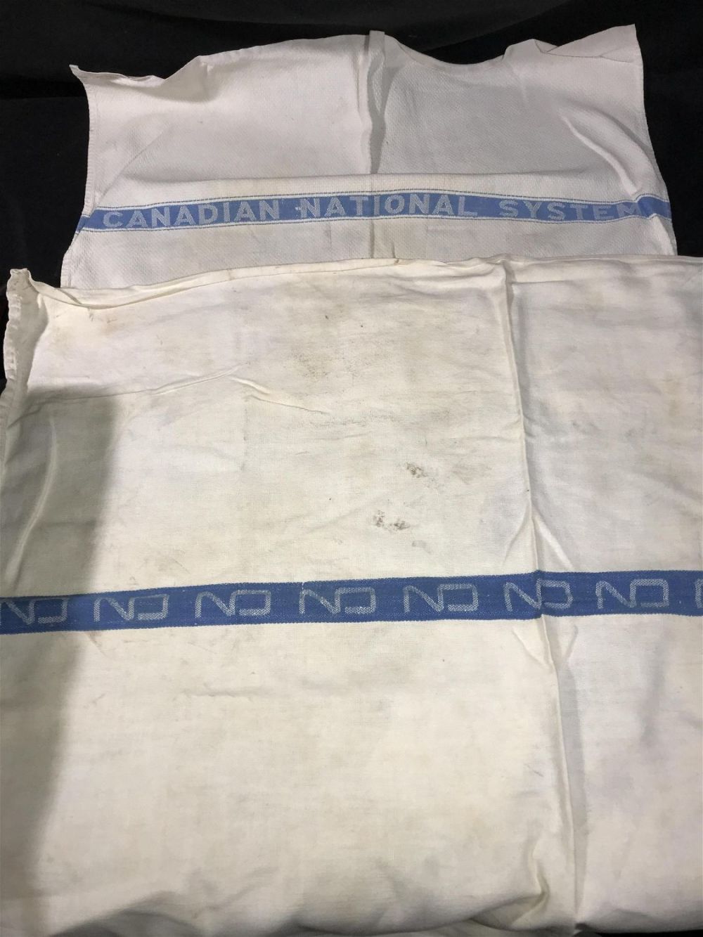 Lot 215: Canadian National System Towels (2) .
