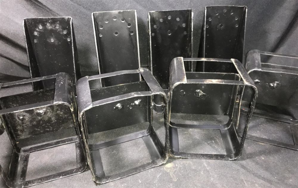 Lot 235: Lantern Holder: Arms & Baskets .