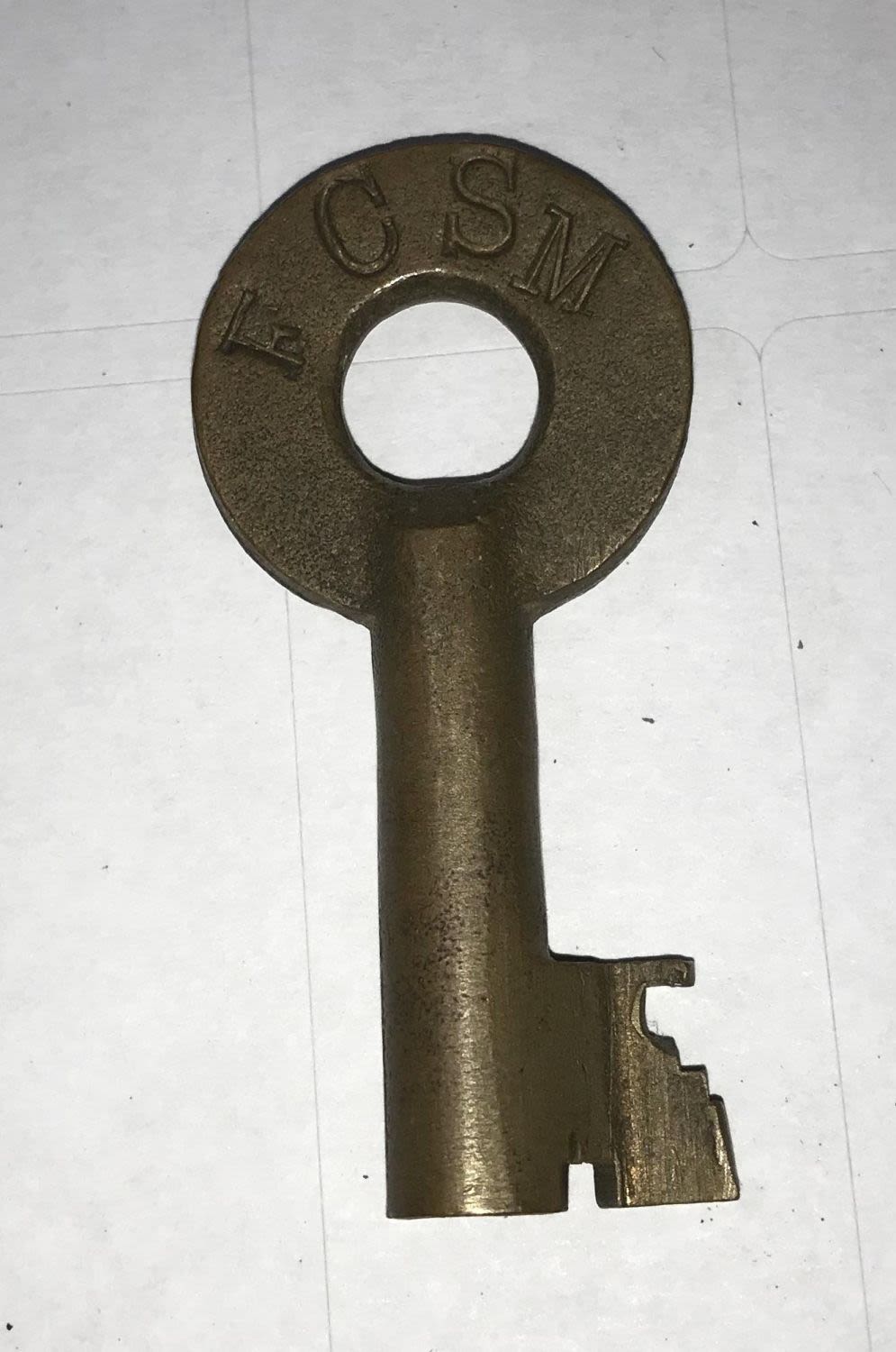 Lot 240: FCSM Padlock Key .