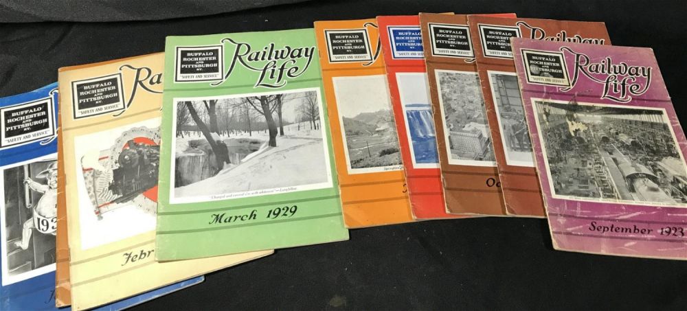 Lot 249: Railway Life Magazine Collection (10) Various 1923 to 1931
