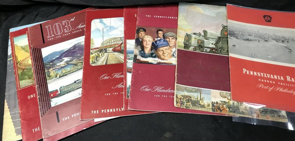 Lot 253: Pennsylvania Railroad Magazines Port of Philadelphia Magazine & others