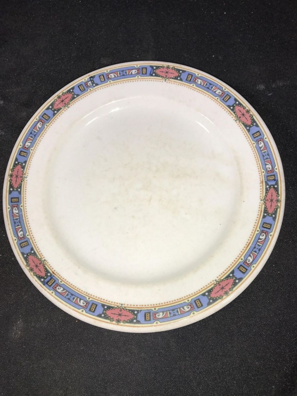 Lot 276: Porto Rico Line Buffalo China Plate Measures 7 inches diameter