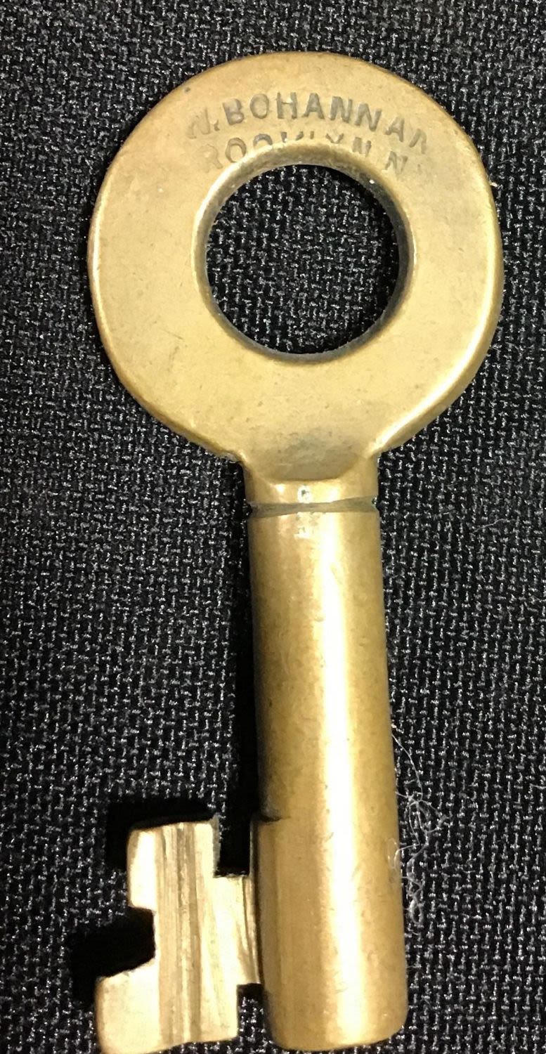 Lot 230: W Bohannon Railroad Key .