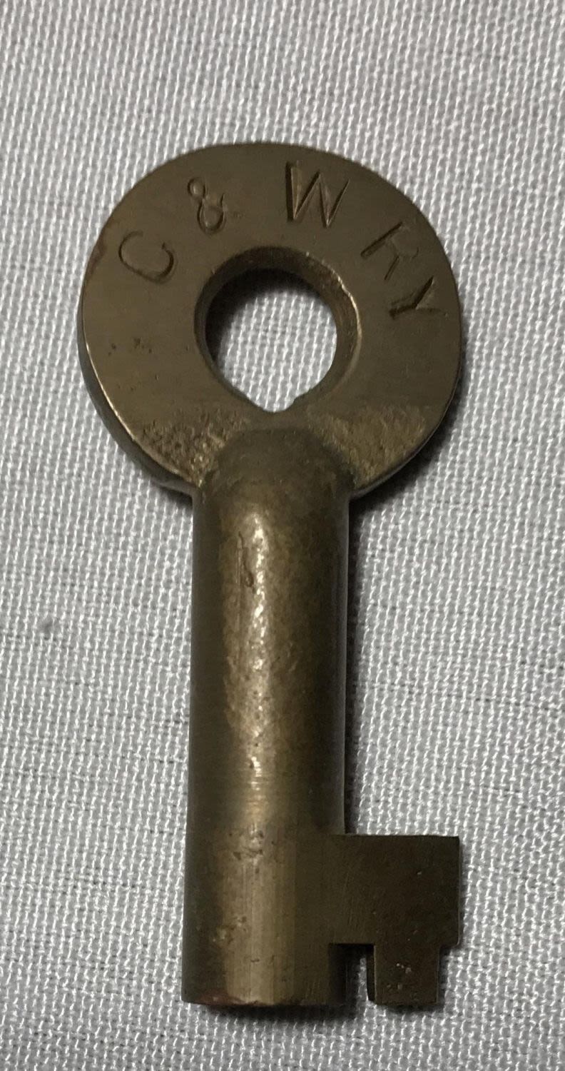 Lot 252: Railroad Key C W & R Y, .