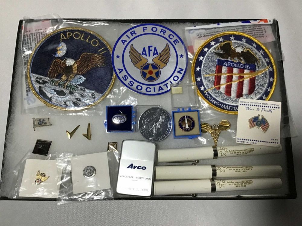 Lot 151: Air Force, NASA and Bell Aerospace Patches &