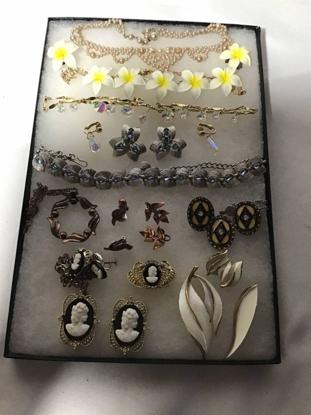 Lot 166: Collection of Costume Jewelry - 4 trays