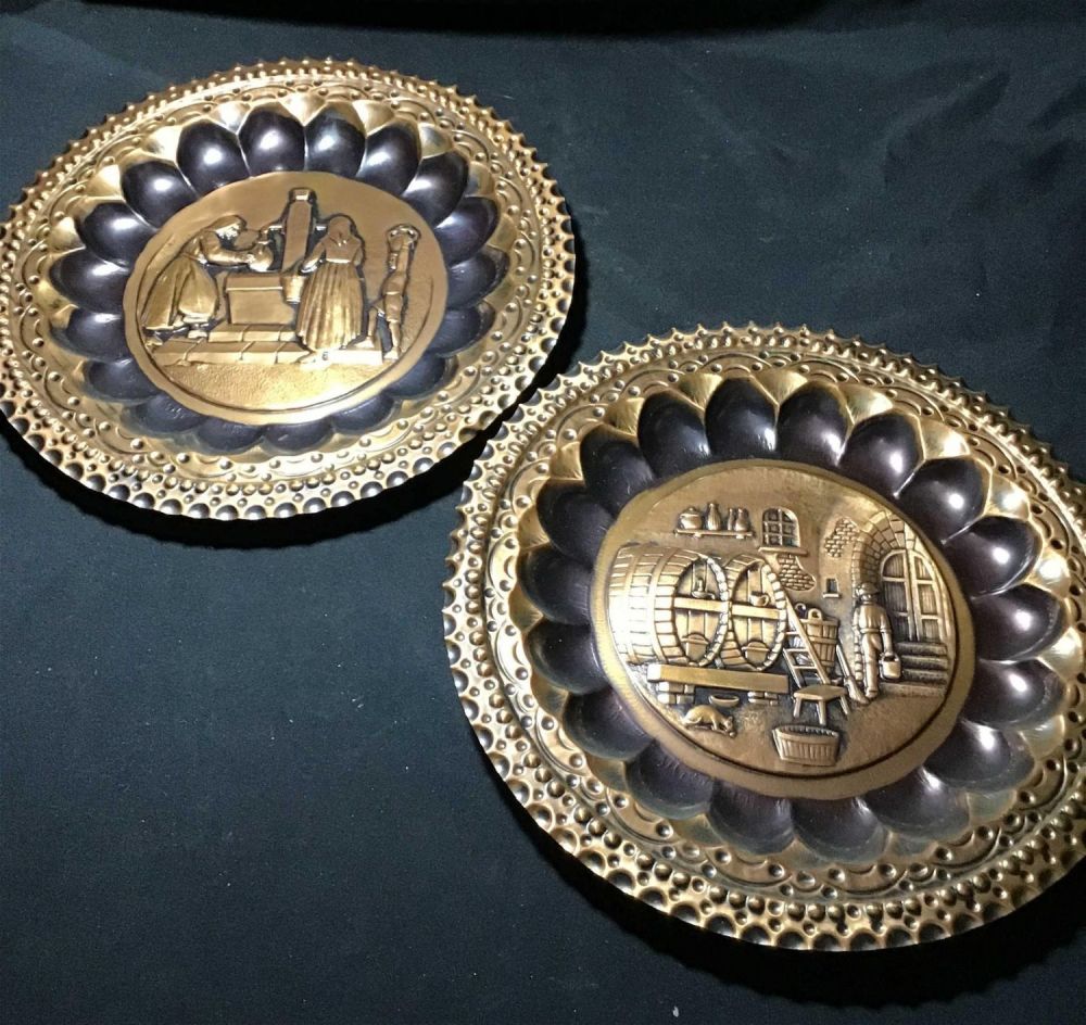 Lot 187: Premium embossed, copper Placques