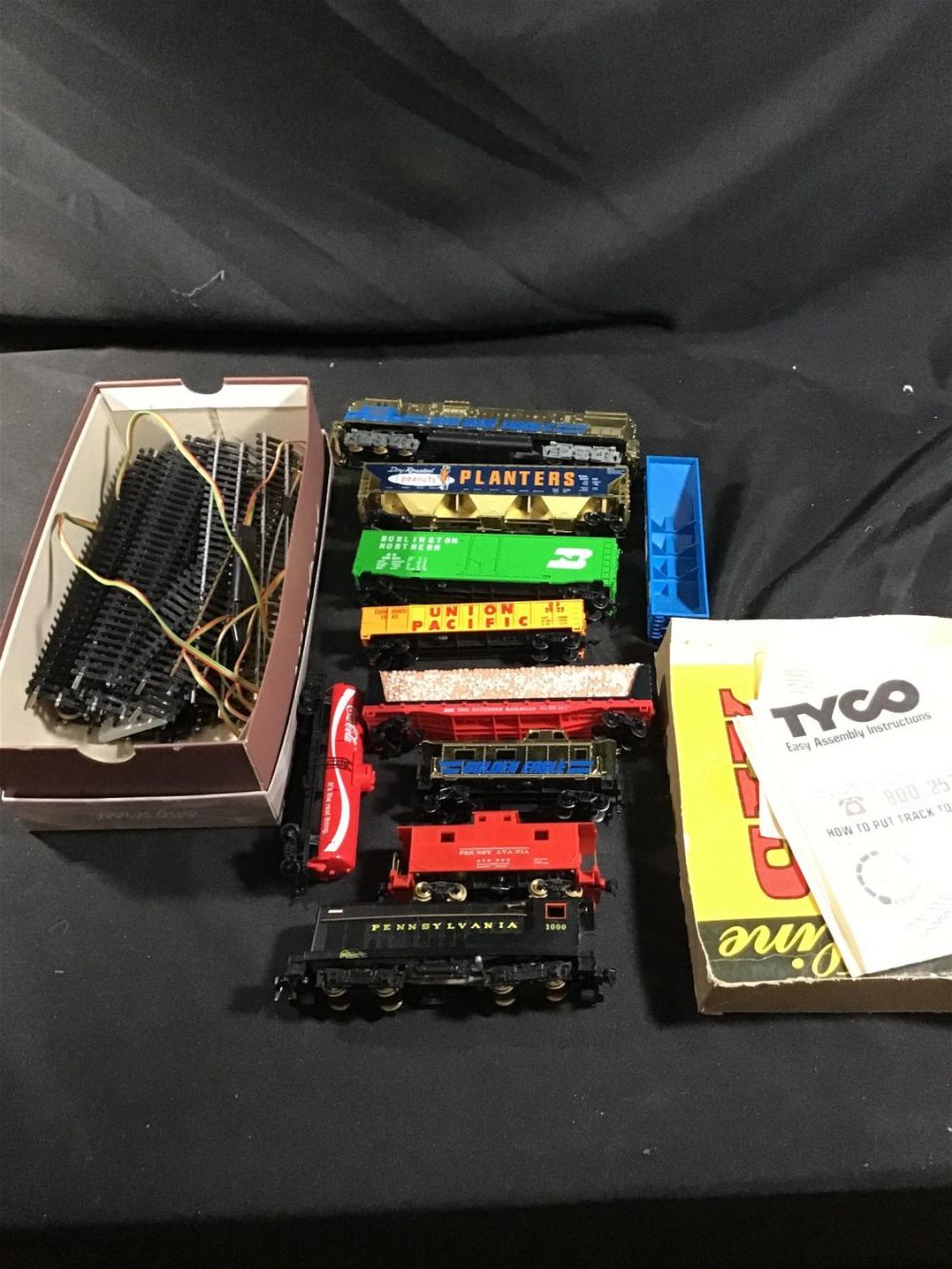 Lot 211: Collection of railroad track, freight cars Two