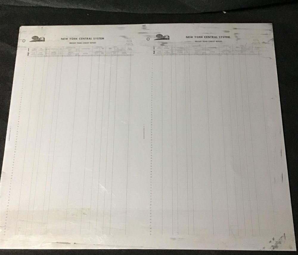 Lot 237: New York central system railroad consistent