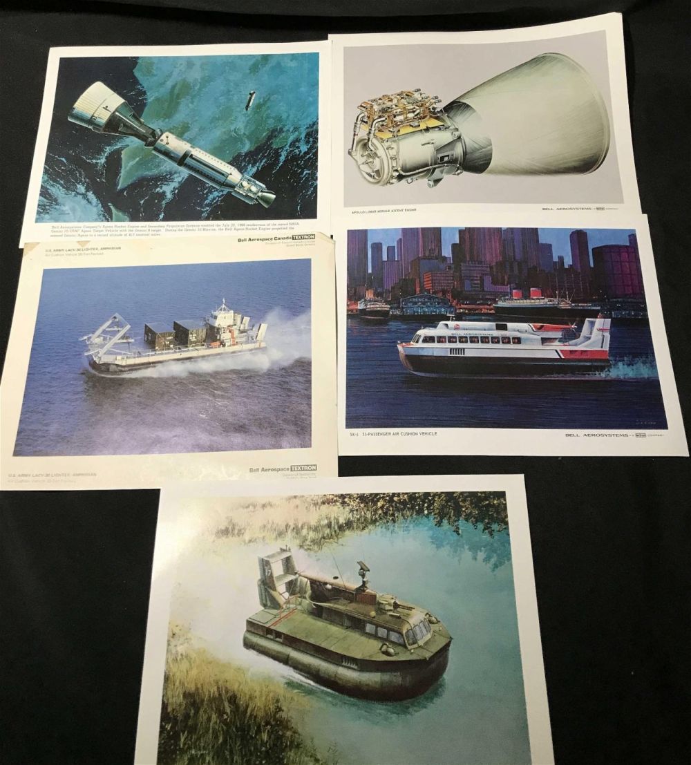 Lot 278: Bell arrow space Prints 8 1/2 x 11â€