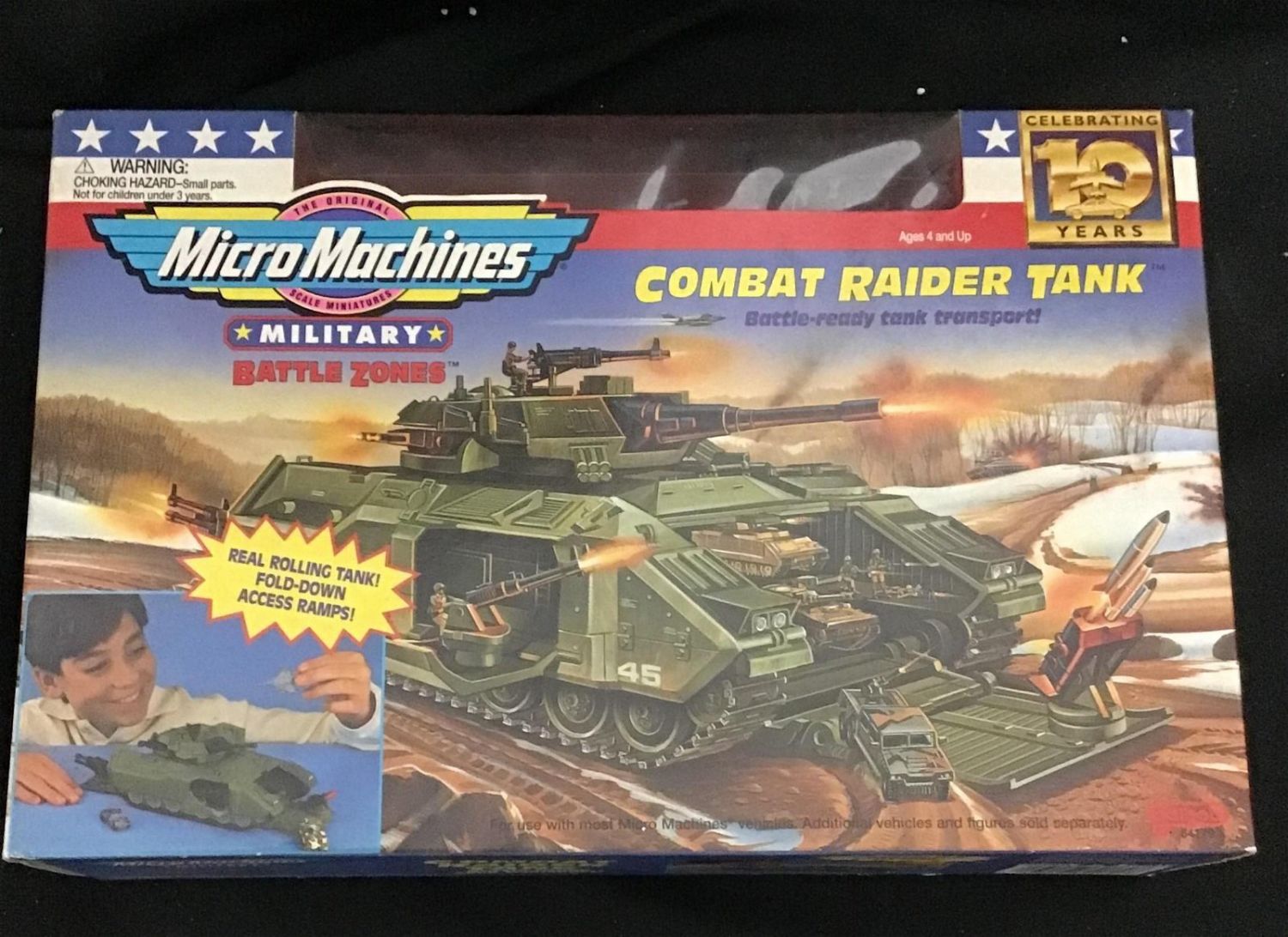 Lot 4 Micro machines, combat Raider tank The Lodge Auction House