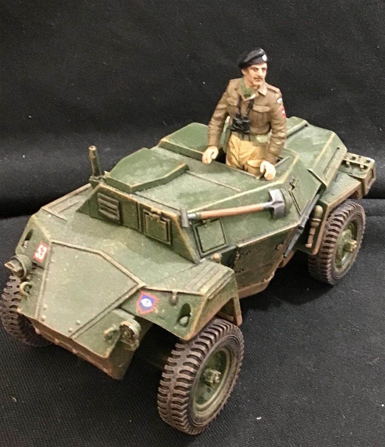 Lot 48 German HUMBER Scout Car with Driver MG083 The Lodge Auction