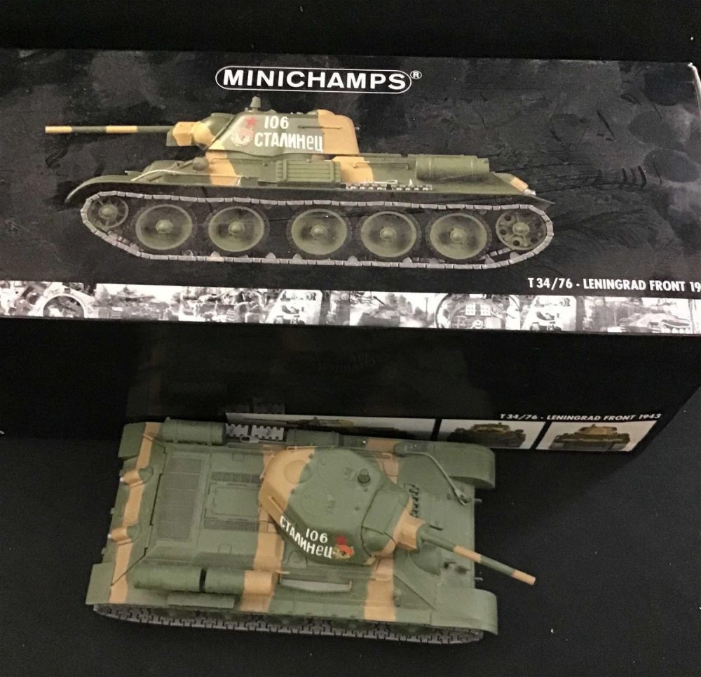 Lot 151: Minichamps T 3476 Leningrad Front 1943 Tank