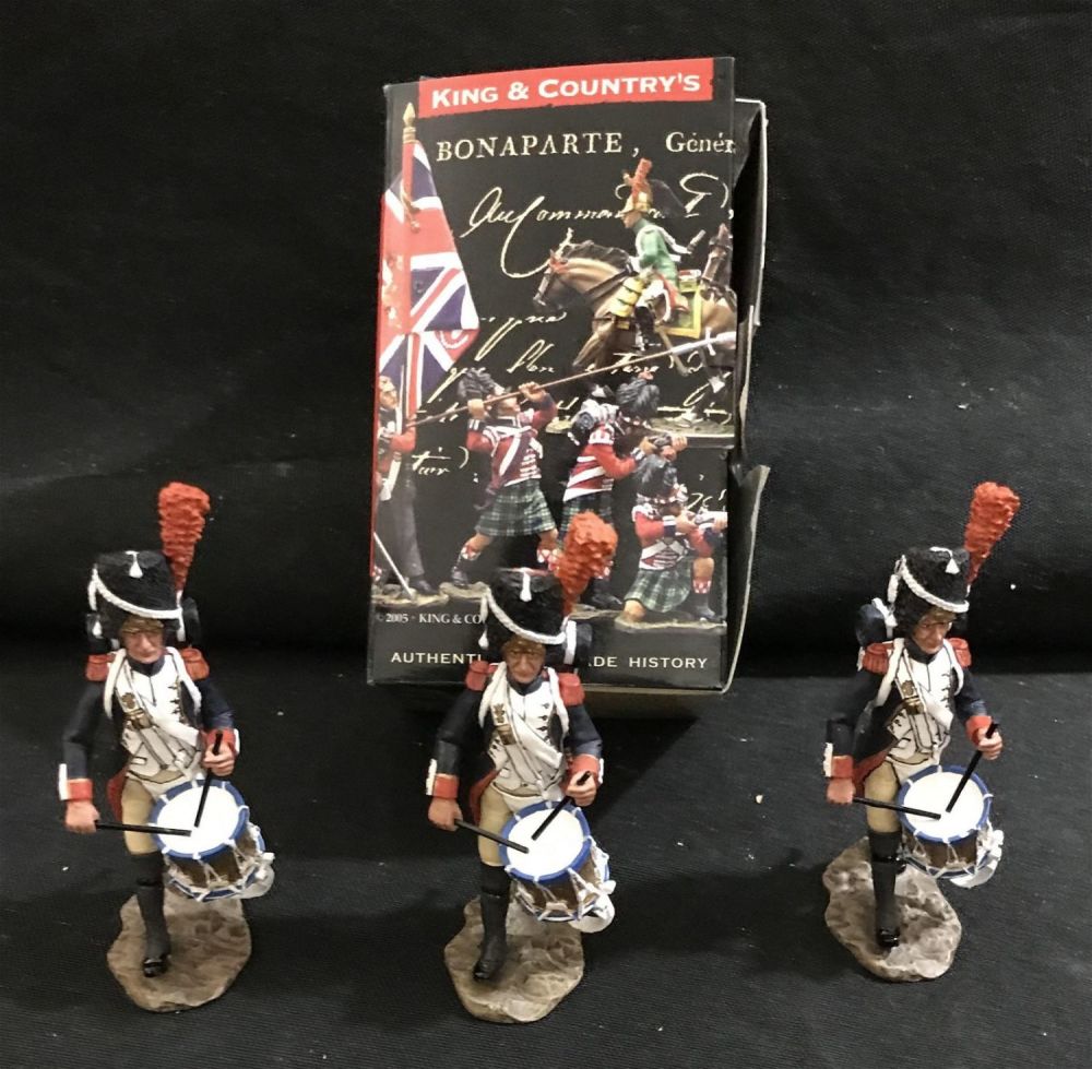 Lot 169: King & Country NA061 British Drummers (3)