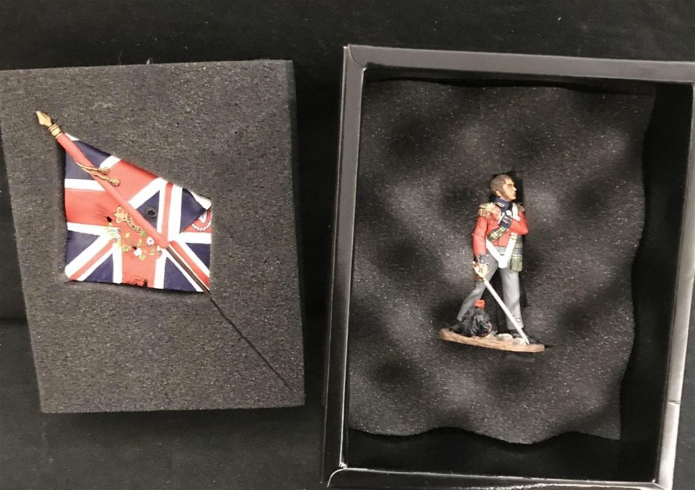 Lot 226: King and Country NA53 British flag bearer