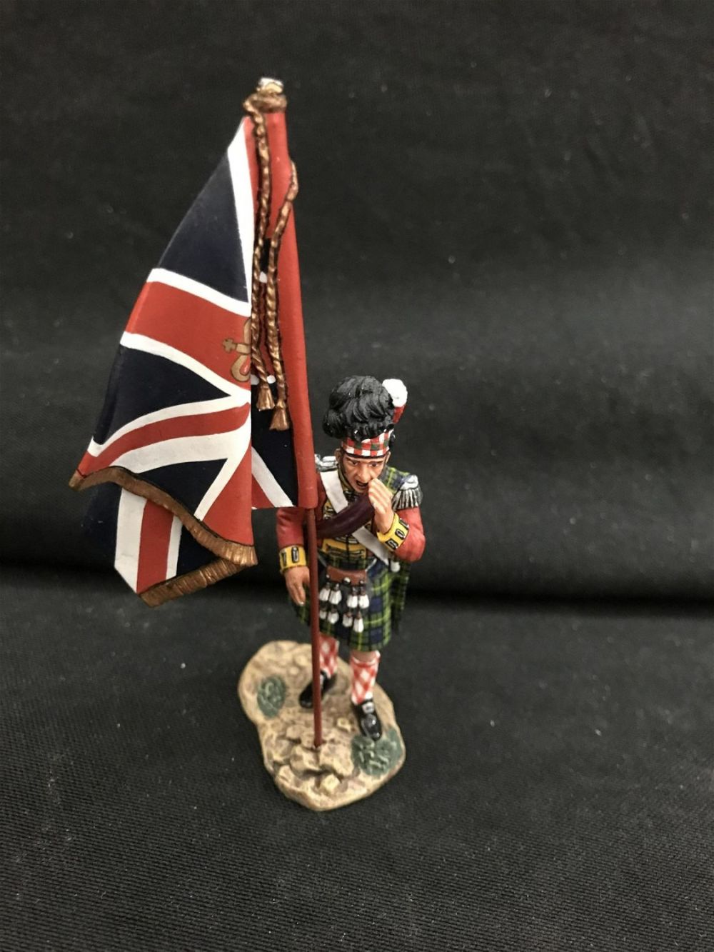 Lot 230: King and Country NA214 British flag bearer