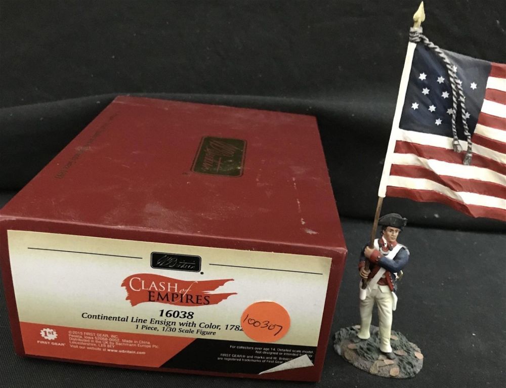 Lot 242: Clash of Empires 16038 Continental Line Ensign