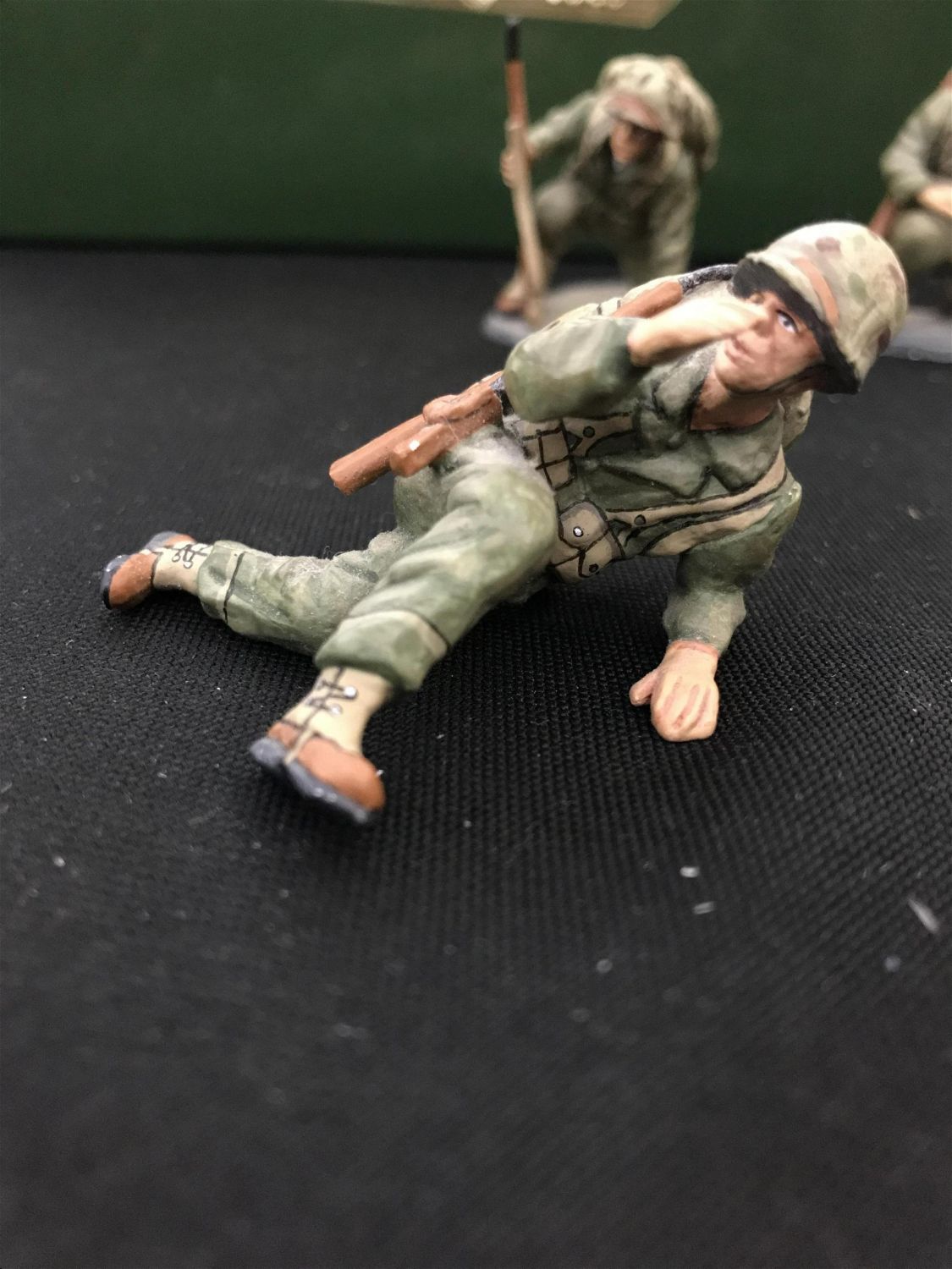 Figurine King & Country IWJ020 – Iwo Jima – Infanterie Américaine 1/32 – Retirée – Sans Boîte
