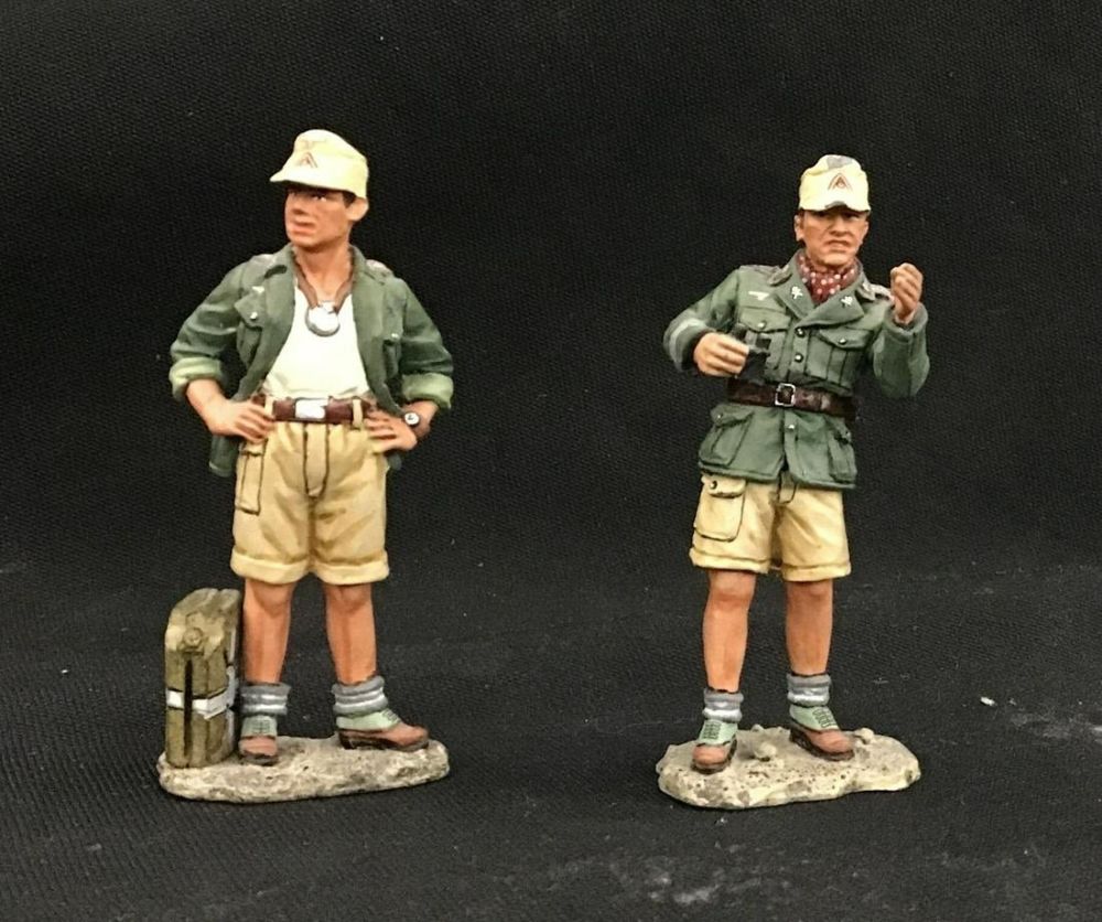 Lot 191: King & Country Afrika Korps Desert Tiger Figures
