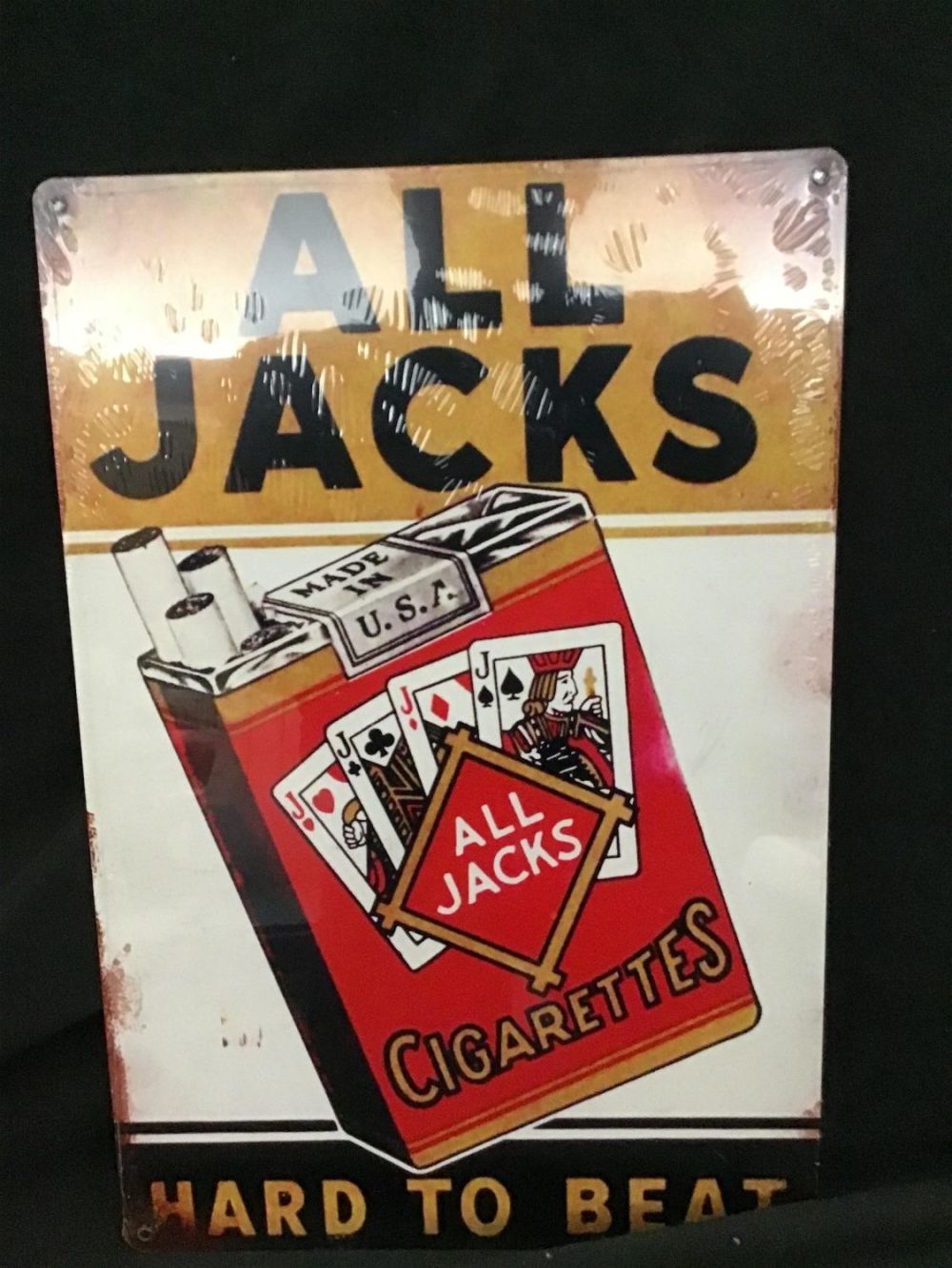 Lot 197: All Jacks Cigarette Advertising