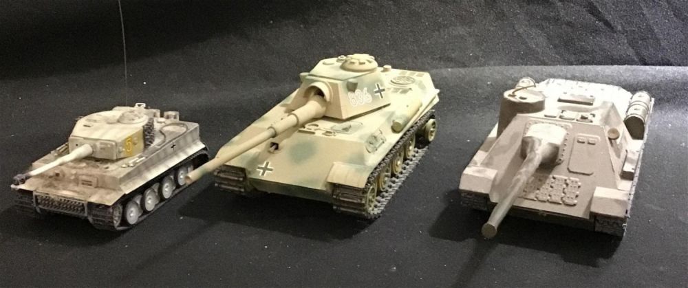 Lot 275: Vintage Toy Tanks (3) Solido Panther G Tank