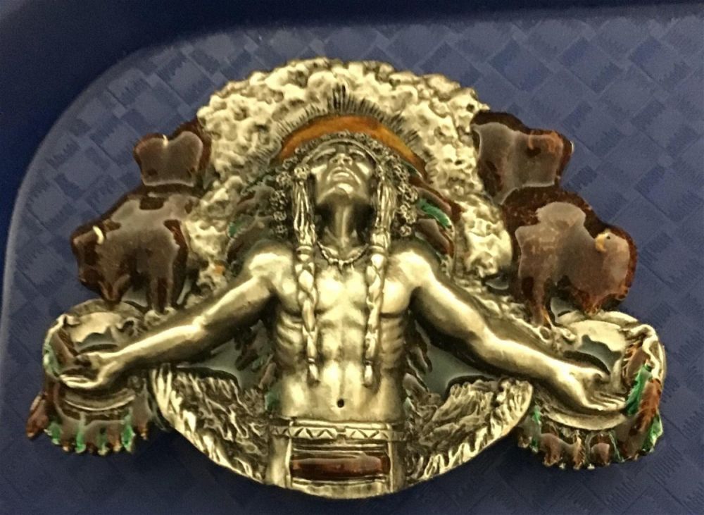 Lot 305: Siskiyou Leather & Belt Company Belt Buckle