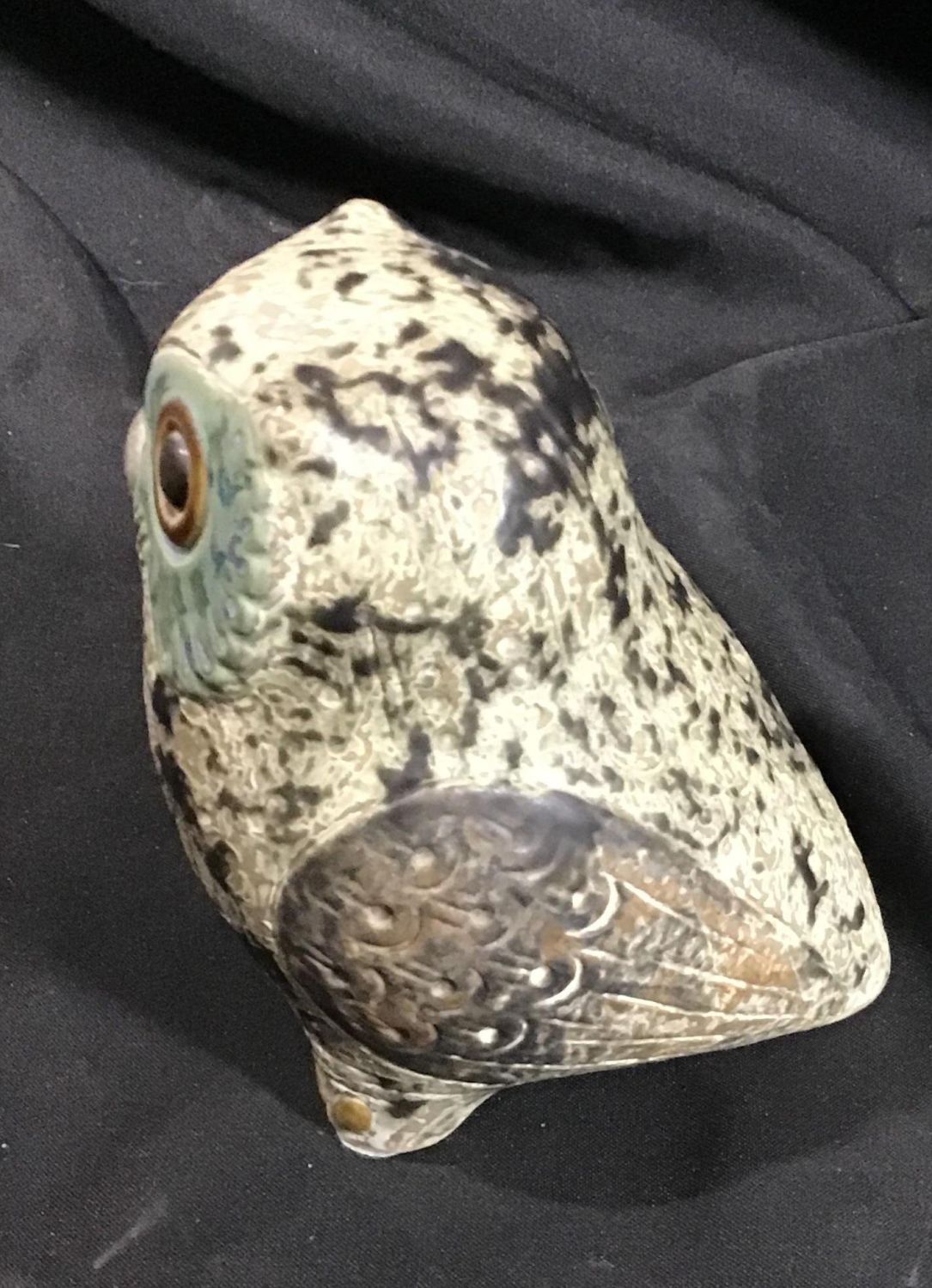 Lot 142 LLADRO Pottery Owl Figure Measuring 6 inches tall . The