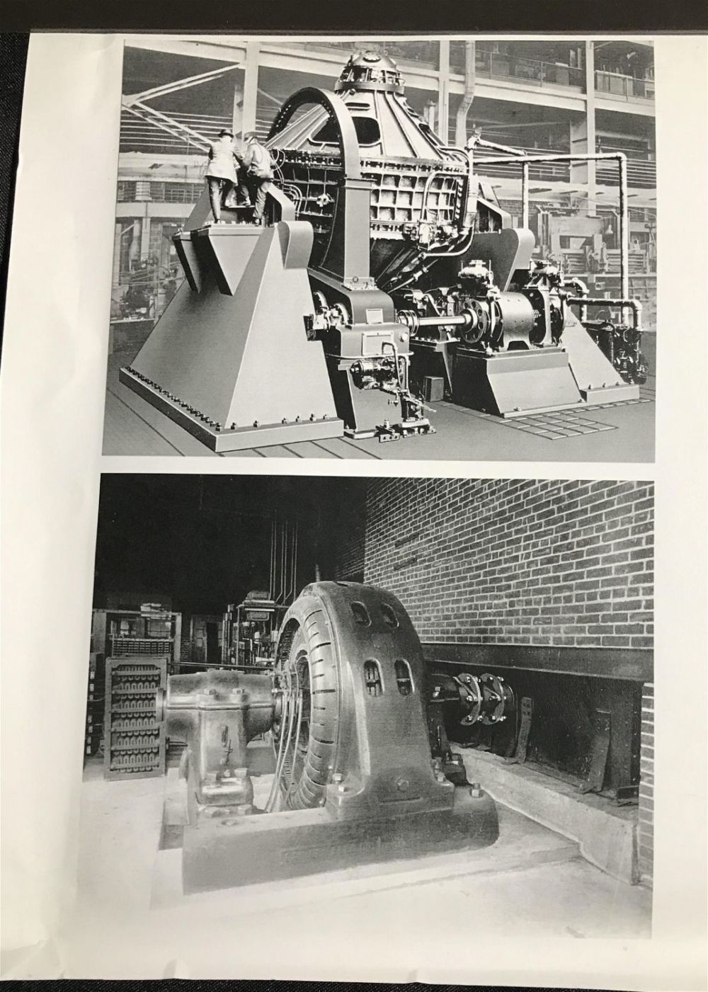 Lot 202: Black and White Photos of Large Machinery