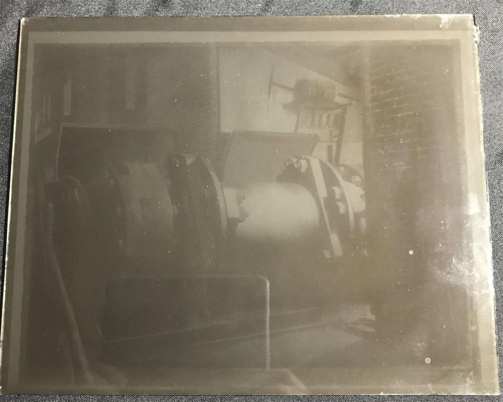 Lot 204: Machinery on Glass Negative Full Plate