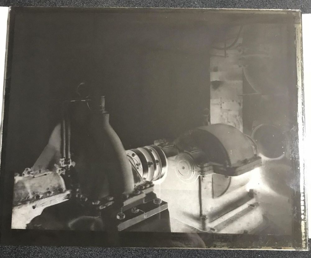 Lot 207: Old machinery Industrial Age Full Plate Photo