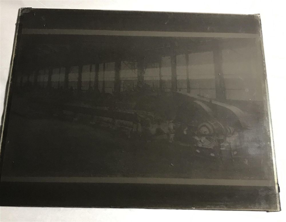 Lot 209: Large machinery Industrial Age Full Plate Photo