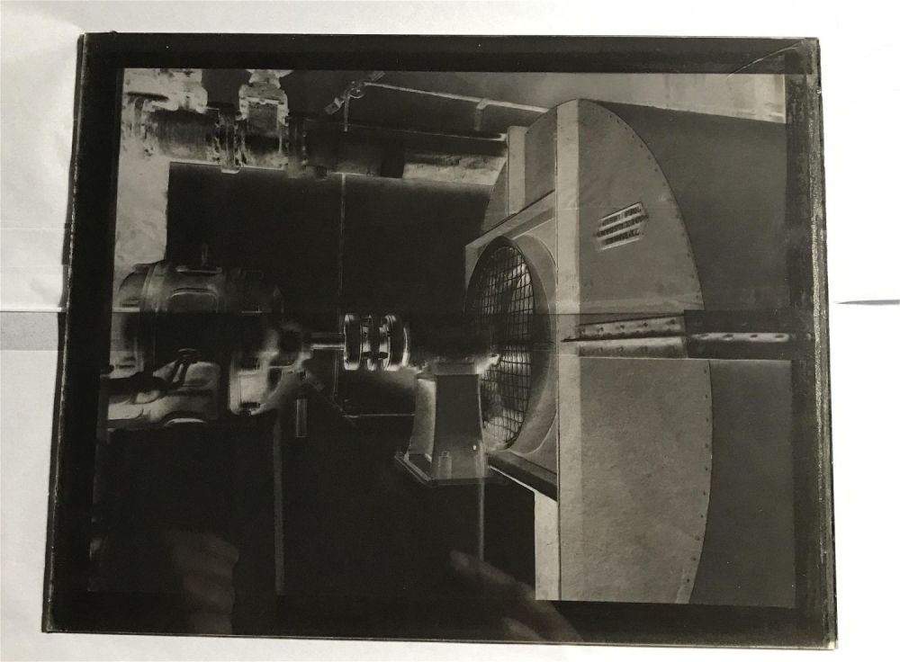 Lot 211: Large machinery Industrial Age Full Plate Photo