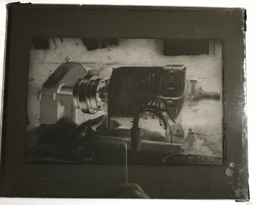 Lot 218: Large Machinery Industrial Age Full Plate Photo