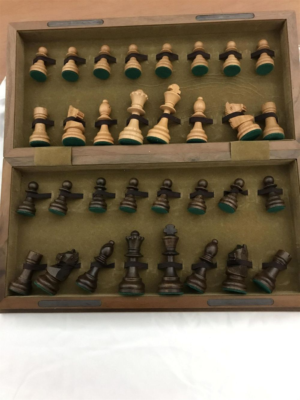 Lot 152: Vintage Wooden Chess Set