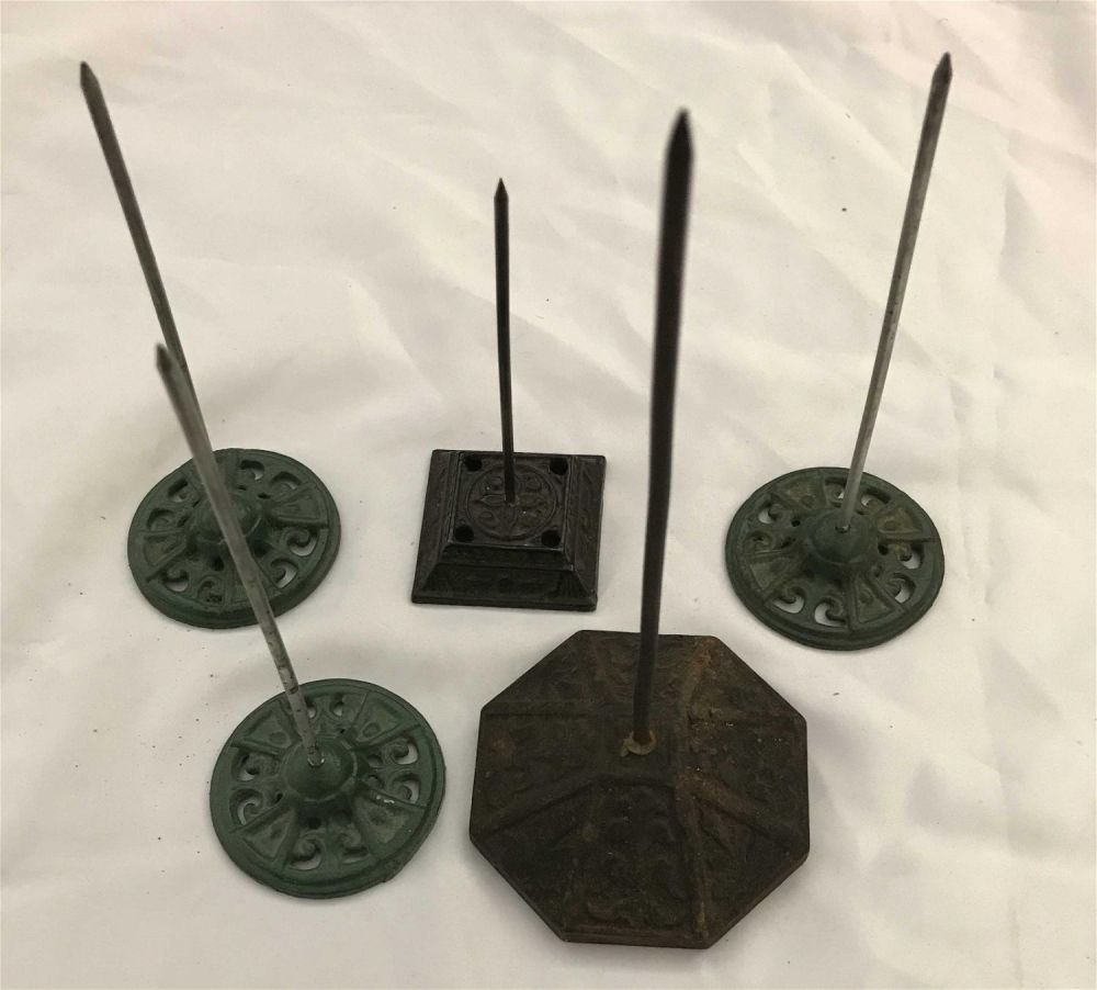 Lot 166: Vintage Receipt Holders / Spikes (5)