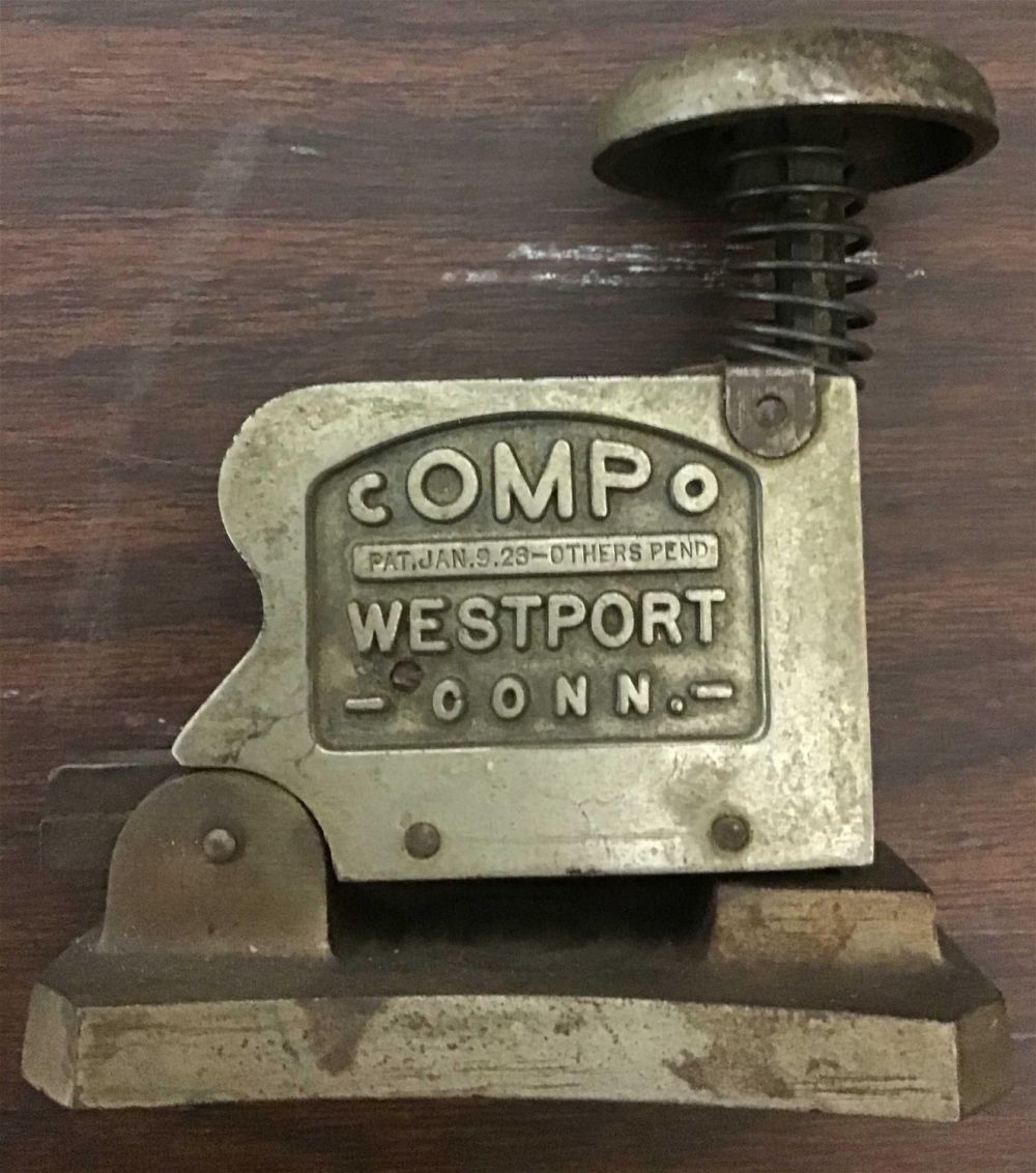 Lot 172: Vintage Kompo Westport, Connecticut Stapler 1923