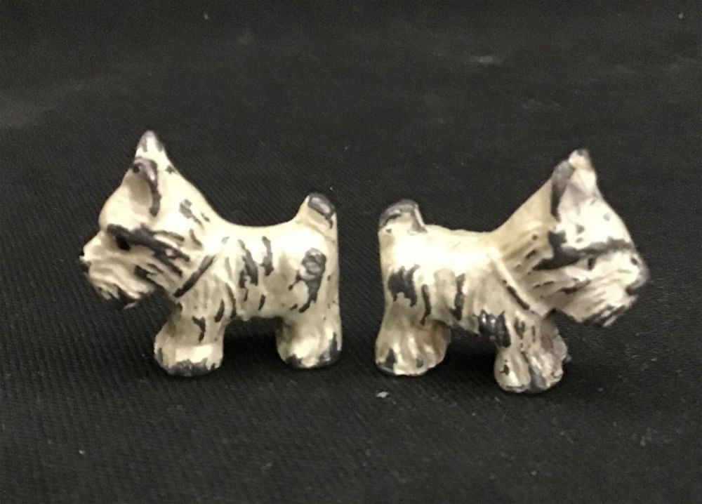 Lot 211: Lead Painted Scotty Dogs