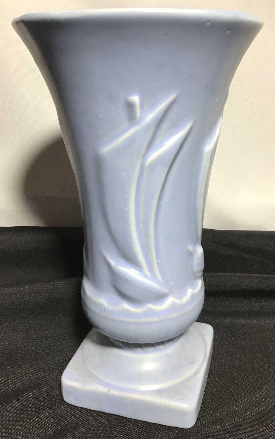 Lot 219: Nelson McCoy Sailing Vase -Blue