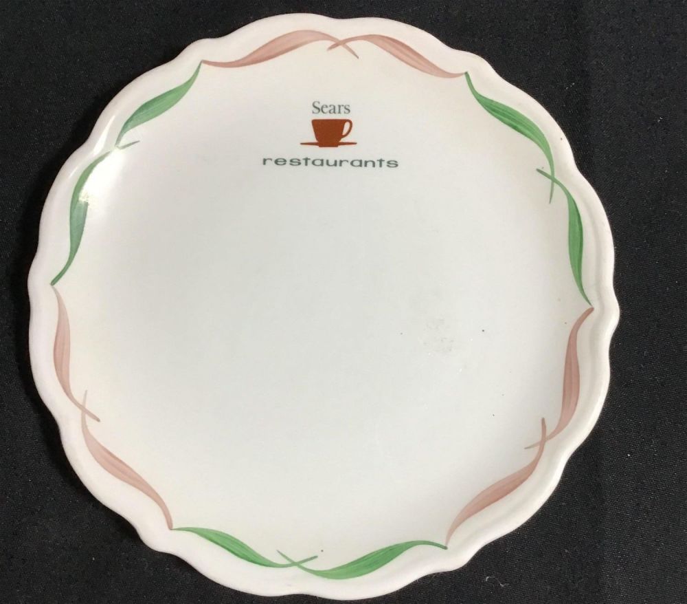 Lot 205: Sears Restaurants Saucer Measures 6 1/4 inch diameter