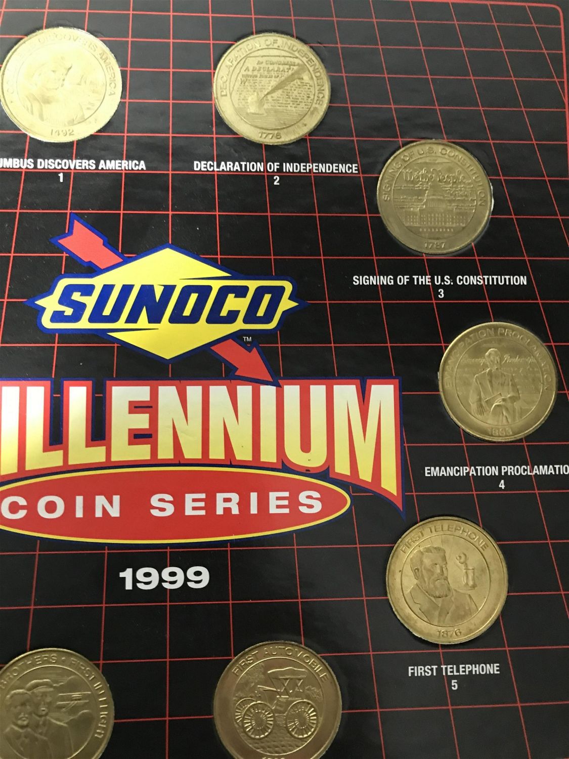 Lot 60 – Sunoco Millennium Coin Series 1999 . – The Lodge Auction House