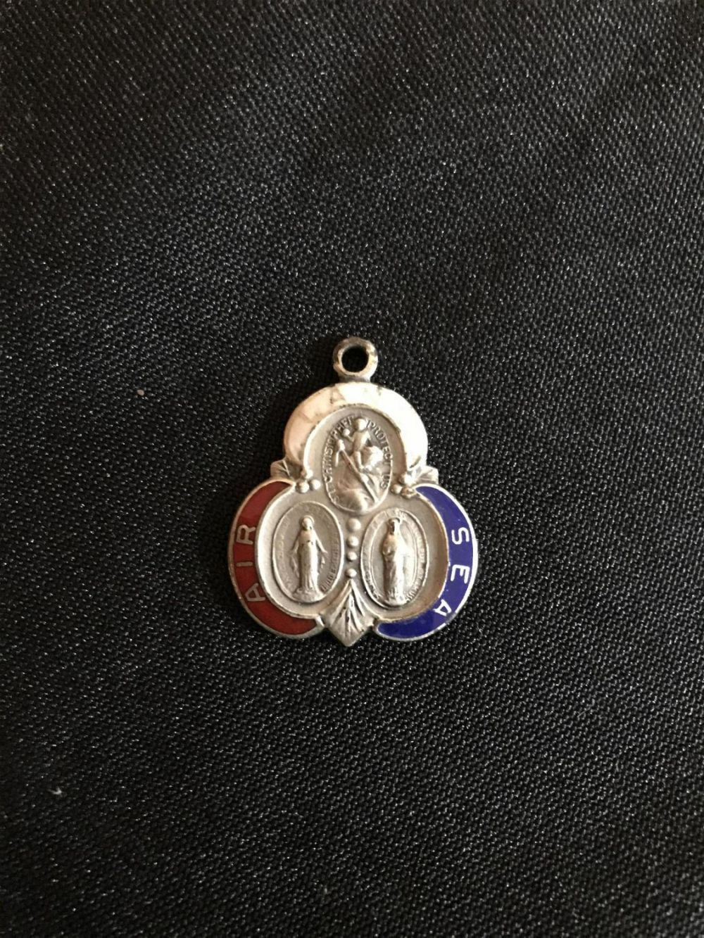 Lot 203: Sterling Military Land, Sea and Air Medal .