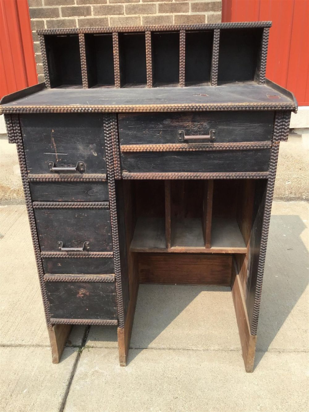 Lot 304: 1878 Post Office Desk - Chandlers Valley, PA Measures 50 by 35 by 26