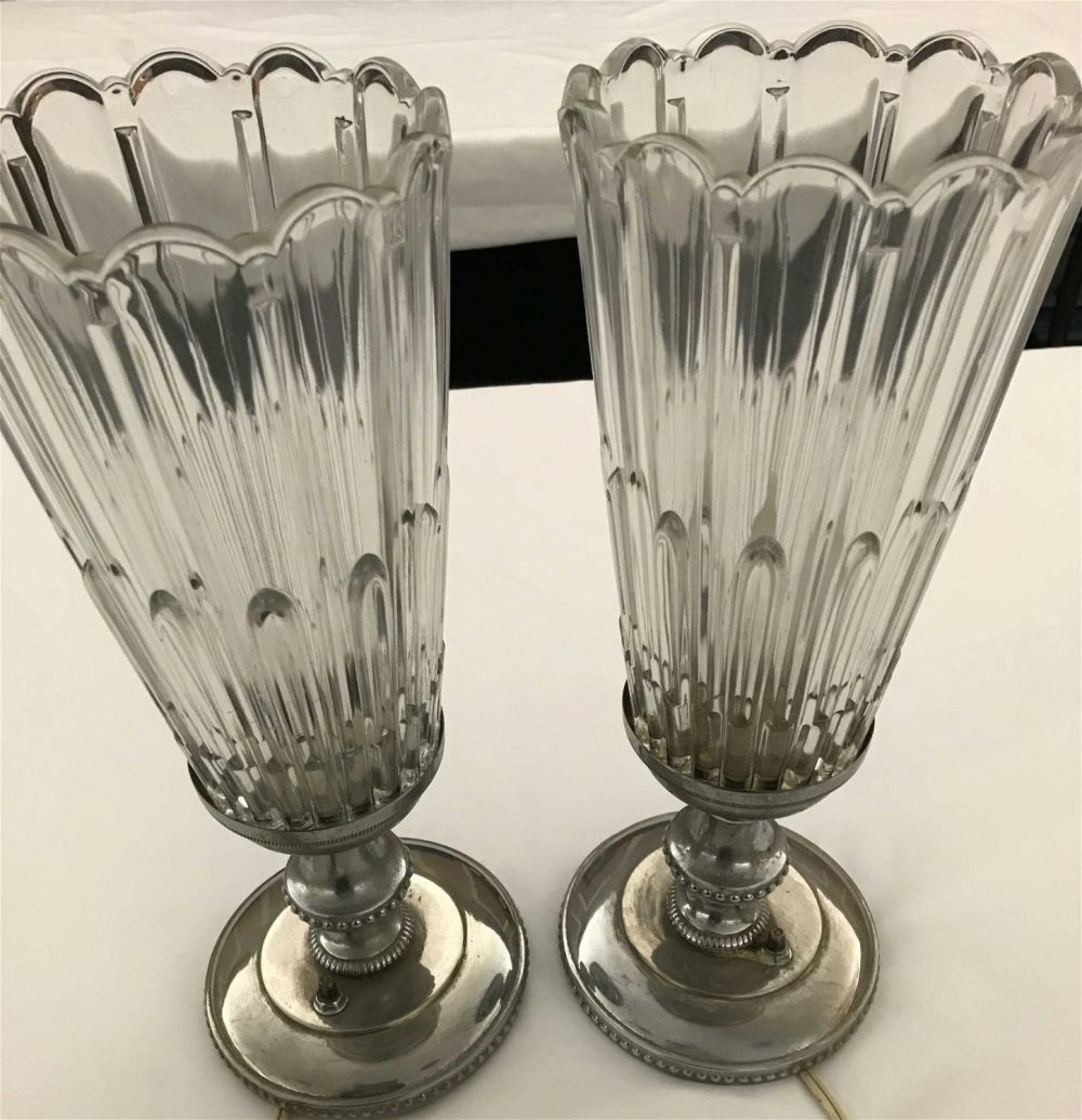 Lot 177: 1920's Torshire Lamps -pair