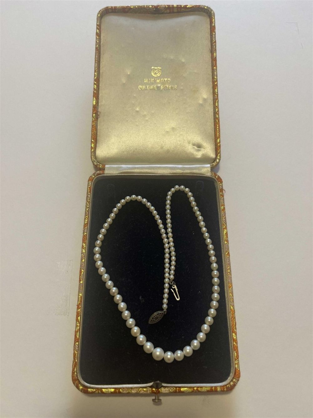 Lot 312: Vintage Miki Moto Cultured Pearls