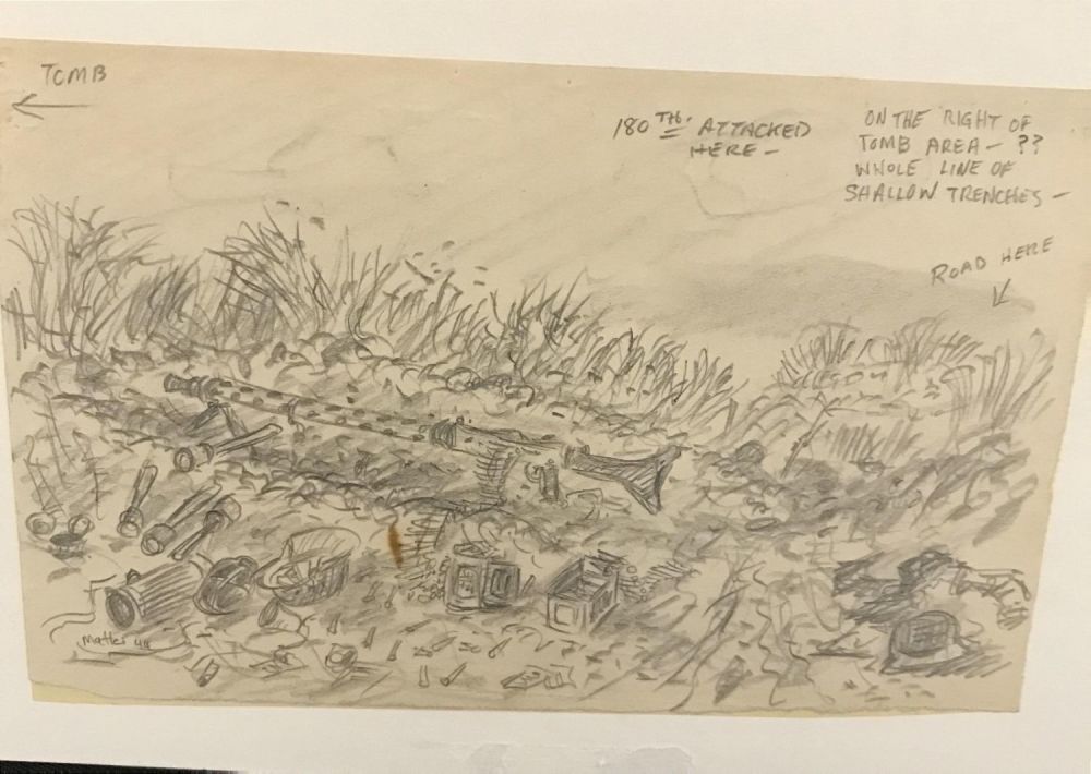 Lot 240: MAFFEI Drawing May 25, 1944 Line of Shallow