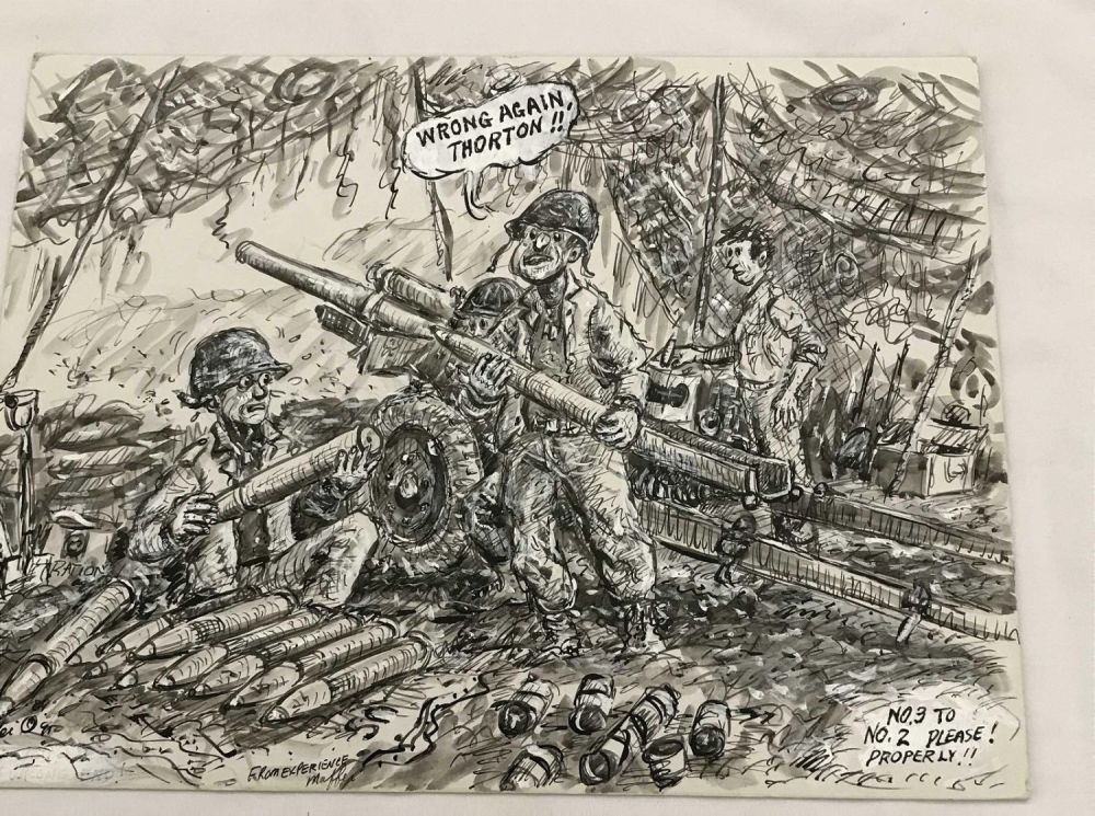 Lot 280: MAFFEI Drawing Loading the Right Munitions