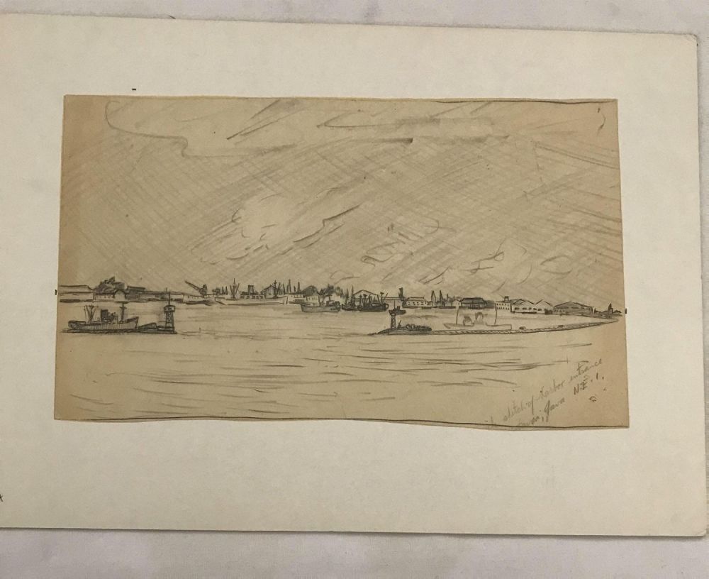 Lot 292: MAFFEI Sketch of Jakarta Indonesia